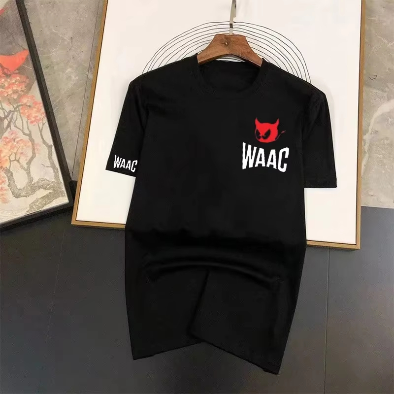 Streetwear Brand Red - T-shirt Noir Classique avec Logo Red