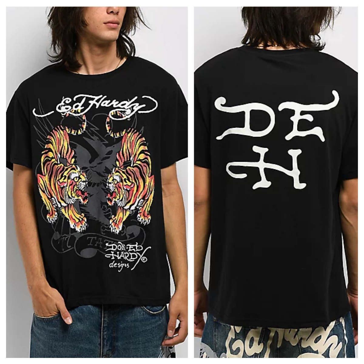 T-shirt en coton avec motif cr - Streetwear Brand Red avis et prix