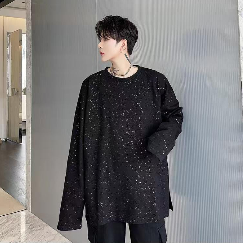Mode noir Baggy homme pull hau - Streetwear Brand Shirts avis et prix