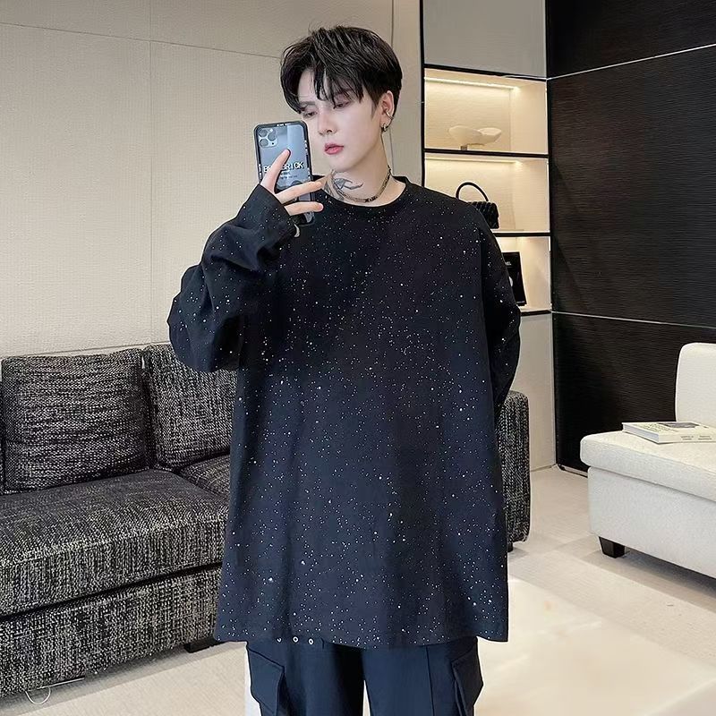 Mode noir Baggy homme pull hau - Streetwear Brand Shirts avis et prix